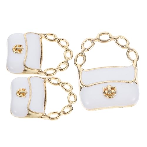 HONMEET 3 Stück Teiliges Miniatur Handtaschen für Puppenhaus Dekorative Miniature Bag Modelle Weißes Zubehör für Puppenhaus Dekoration Hochwertige DIY Wohnaccessoires HONMEET 3 Stück Teiliges Miniatur Handtaschen für Puppenhaus Dekorative Miniature Bag Modelle Weißes Zubehör für Puppenhaus Dekoration Hochwertige DIY Wohnaccessoires von HONMEET