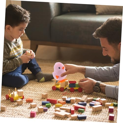 HONMEET 3 Stück Teiliges Plüsch Aufziehspielzeug Kleine Hüpfende Küken Lustige Wind Up Tiere für Weiches Material Fördert Koordination und Bewegung für Partys und Spielspaß von HONMEET