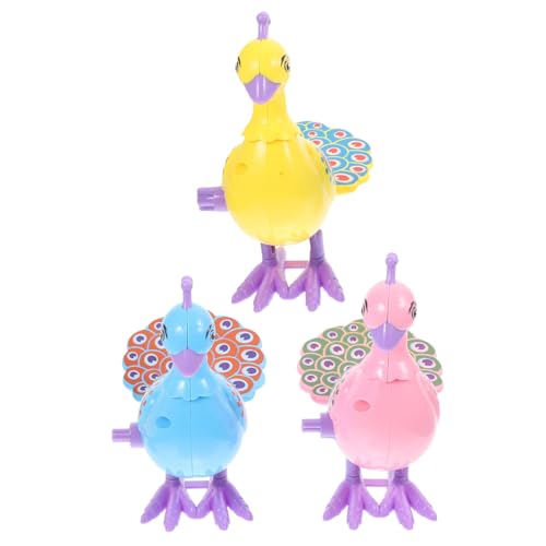 HONMEET 3 Stück Teiliges Wind up Mechanismus mit Niedlichem Pfau Design Fördert Hand Auge koordination Bewegliche Cartoon Figuren für Spielzimmer Buntes Lernspielzeug HONMEET 3 Stück Teiliges Wind up Mechanismus mit Niedlichem Pfau Design Fördert Hand Auge koordination Bewegliche Cartoon Figuren für Spielzimmer Buntes Lernspielzeug von HONMEET