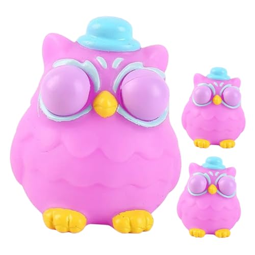 HONMEET 3 Stücke Eule Quetschspielzeug Cartoon Herausspringende Augen Squeeze Tiere Spielzeug Neuheit Handspielzeug HONMEET 3 Stücke Eule Quetschspielzeug Cartoon Herausspringende Augen Squeeze Tiere Spielzeug Neuheit Handspielzeug von HONMEET