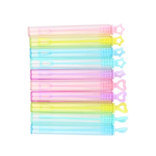 HONMEET 30 Stück Teiliges Leere Seifenblasenstäbe Flaschen in Candy Farben Mini Bubble Wand Behälter für Hochzeit Geburtstag Kinderparty Tragbar ohne Zufällige Farbe Zufällige Farbe von HONMEET