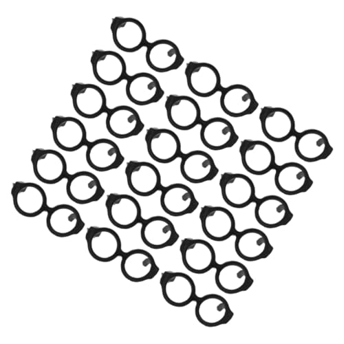 HONMEET 30 Stück Teiliges Mini Puppenbrillen Kunststoff Leicht Tragbar Modisch Für Puppen Kleidungszubehör DIY Lustige Brillen Dekoration von HONMEET