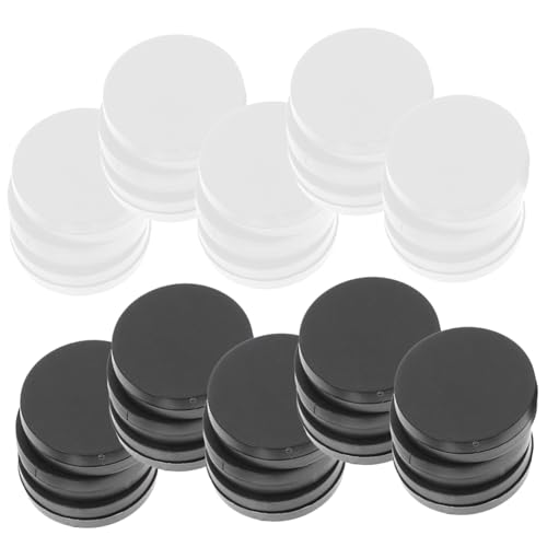 HONMEET 30 Stück Teiliges Runde Schach Ersatzsteine Dunkle und Helle Langlebige Zubehörteile für Brettspiele Glatte Oberfläche Robustes Material für Spielspaß und Unterricht von HONMEET