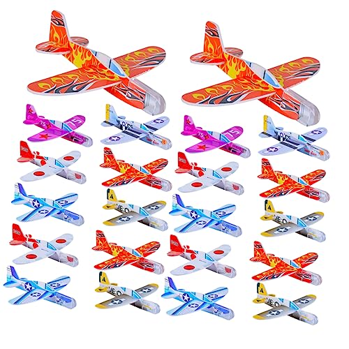 HONMEET 32Stücke Teiliges Bunter Mini Segelflugzeuge für Handgefertigte Schaumstoffspielzeuge für Kreative Spielstunden und Geburtstagsfeiern Sicher und Hautfreundlich für Kleinkinder HONMEET 32Stücke Teiliges Bunter Mini Segelflugzeuge für Handgefertigte Schaumstoffspielzeuge für Kreative Spielstunden und Geburtstagsfeiern Sicher und Hautfreundlich für Kleinkinder von HONMEET
