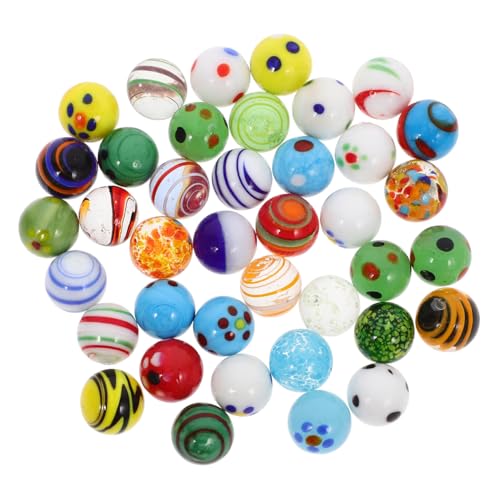 HONMEET 38 Stück Teiliges Glasmurmeln Bunte Glasperlen mit Einzigartigen Mustern Dekorativ für Vase und Aquarium Robustes Glasmaterial Vielseitig Deko Geeignet Sicher für Fische HONMEET 38 Stück Teiliges Glasmurmeln Bunte Glasperlen mit Einzigartigen Mustern Dekorativ für Vase und Aquarium Robustes Glasmaterial Vielseitig Deko Geeignet Sicher für Fische von HONMEET
