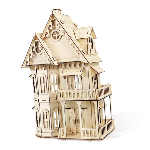 HONMEET 3D- -Puzzle Gothic-Villa Holz-Puzzle-Set 3D-holzpuzzles Für Erwachsene Einzigartiges Dekoratives Halloween HONMEET 3D- -Puzzle Gothic-Villa Holz-Puzzle-Set 3D-holzpuzzles Für Erwachsene Einzigartiges Dekoratives Halloween von HONMEET