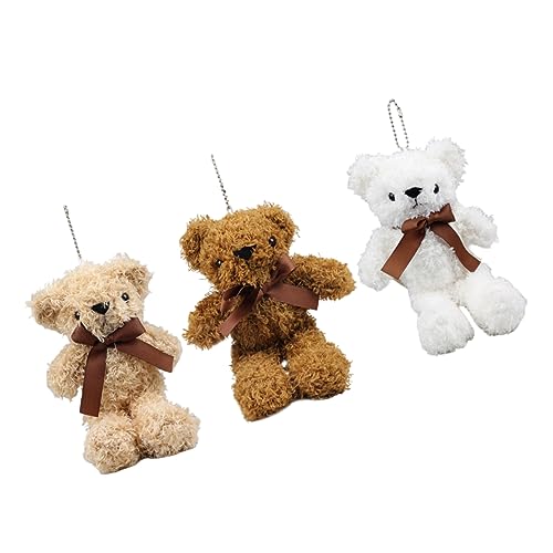 HONMEET 3Stücke Plüschbär Schlüsselanhänger Niedliche Stofftier Anhänger für Rucksäcke Dekoration für Hochzeiten Geburtstage und Mehr Plüschmaterialien HONMEET 3Stücke Plüschbär Schlüsselanhänger Niedliche Stofftier Anhänger für Rucksäcke Dekoration für Hochzeiten Geburtstage und Mehr Plüschmaterialien von HONMEET