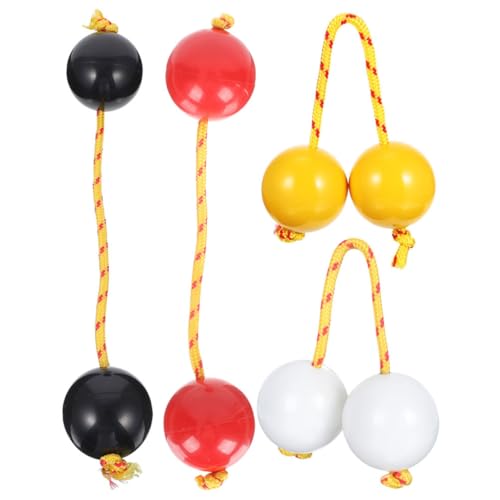 HONMEET 4 Stück Aslatuas Rhythmischer Ball: Kashaka Instrument Musik Shaker Afrikanische Hand Percussion Rassel Doppelkürbis Für Partys Teenager Erwachsene Shows von HONMEET