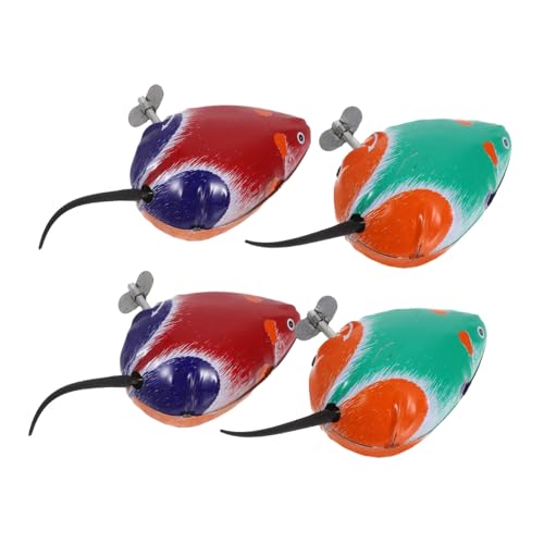 HONMEET 4 Stück Mechanische Aufziehmäuse aus Blech in Bunten Farben Bewegliche Aufziehspielzeuge für Kleinkinder Fördert Bewegung und Neugier Geschenk für Partyspaß Zufällige Farbe HONMEET 4 Stück Mechanische Aufziehmäuse aus Blech in Bunten Farben Bewegliche Aufziehspielzeuge für Kleinkinder Fördert Bewegung und Neugier Geschenk für Partyspaß Zufällige Farbe von HONMEET