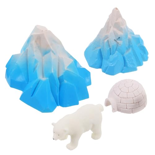HONMEET 4 Stück Miniatur Modellset mit Realistischen Figuren Weiße Igloo Miniaturen für Puppenhäuser und Mikro Landschaftsdekoration Teiliges Winter Diorama Zubehör für Sammler HONMEET 4 Stück Miniatur Modellset mit Realistischen Figuren Weiße Igloo Miniaturen für Puppenhäuser und Mikro Landschaftsdekoration Teiliges Winter Diorama Zubehör für Sammler von HONMEET