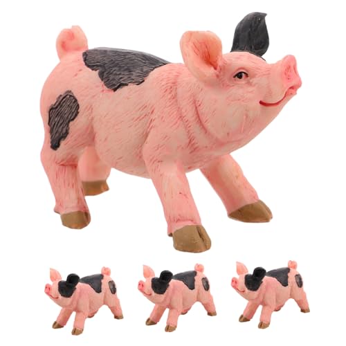 HONMEET 4 Stück Realistische Mini Schwein Figuren aus Langlebigem Resin Teiliges Detailgetreue Kleine Tierornamente für Puppenhäuser Feengärten und Bürodekoration HONMEET 4 Stück Realistische Mini Schwein Figuren aus Langlebigem Resin Teiliges Detailgetreue Kleine Tierornamente für Puppenhäuser Feengärten und Bürodekoration von HONMEET