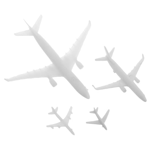 HONMEET 4-teiliges Modellflugzeug-figurenset Für Den Landschaftsbausatz Detaillierte Miniatur-flugzeugmodelle Für Die Landschaftsdekoration von HONMEET