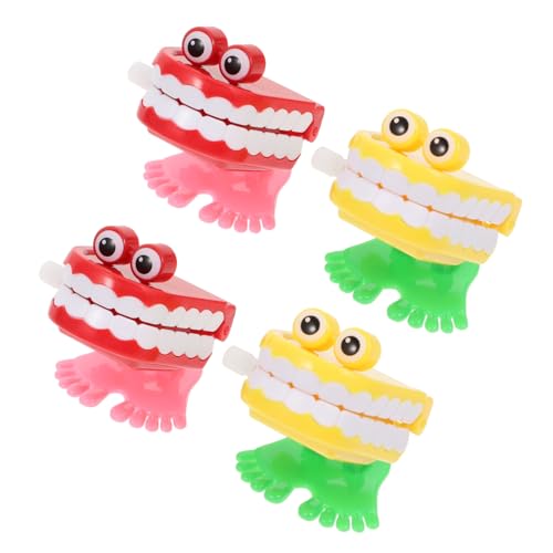 HONMEET 4 Stück Springgeister -Zähnespielzeug springen Gefälschtes Zähne - lustige aufziehzähne gehende Zähne Neuheit Toys Partyspielzeug Lenden Abs HONMEET 4 Stück Springgeister -Zähnespielzeug springen Gefälschtes Zähne - lustige aufziehzähne gehende Zähne Neuheit Toys Partyspielzeug Lenden Abs von HONMEET