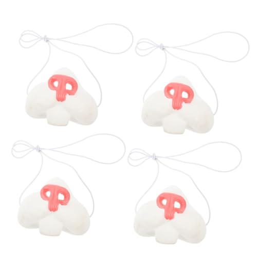 HONMEET 4 Stück Teiliges Bunny Nose Hasenkostüm Cosplay Nasenprop für Halloween Karneval Fasching Party Kostüm Zubehör Waschbar Wiederverwendbar HONMEET 4 Stück Teiliges Bunny Nose Hasenkostüm Cosplay Nasenprop für Halloween Karneval Fasching Party Kostüm Zubehör Waschbar Wiederverwendbar von HONMEET