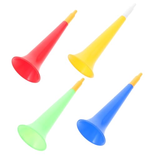 HONMEET 4 Stück Teiliges Fußball Horn aus Robustem Kunststoff Bunte Kindertrompeten zum Anfeuern bei Sportveranstaltungen und Kinderpartys Laute Tröten Spielzeuge für Fröhliches Jubeln HONMEET 4 Stück Teiliges Fußball Horn aus Robustem Kunststoff Bunte Kindertrompeten zum Anfeuern bei Sportveranstaltungen und Kinderpartys Laute Tröten Spielzeuge für Fröhliches Jubeln von HONMEET