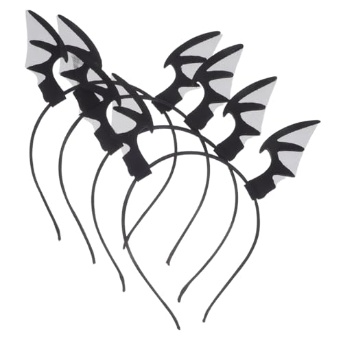 HONMEET 4 Stück Teiliges Halloween Stirnband mit Gepolsterten Fledermausohren Dekoratives Kostüm Haarband für Frauen und Bequemer Sitz Einzigartiges Design für Party und Festtage HONMEET 4 Stück Teiliges Halloween Stirnband mit Gepolsterten Fledermausohren Dekoratives Kostüm Haarband für Frauen und Bequemer Sitz Einzigartiges Design für Party und Festtage von HONMEET