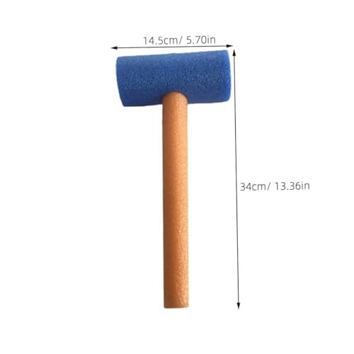 HONMEET 4 Stück Teiliges Leichter Schaumstoff Hammer Handliches Activity Prop für Eltern Junge Mädchen Spiele Outdoor aktivitäten Strand und Pool Fördert Feinmotorik und Zufällige Farbe von HONMEET