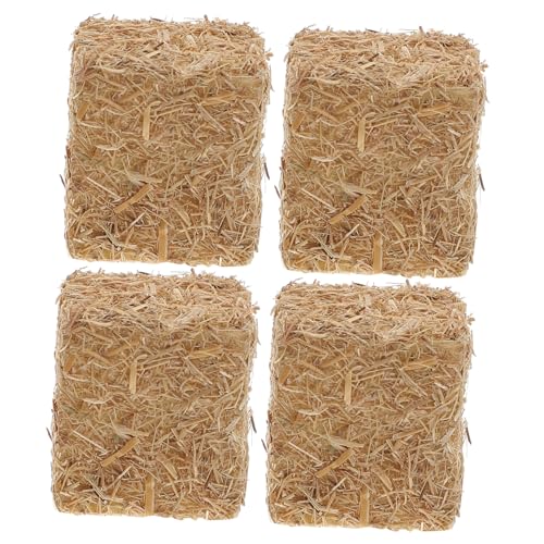 HONMEET 4 Stück Teiliges Mini Heuhaufen Realistische Garten Heuballen Deko für DIY Sandtisch Landschaft Bauernhof Modell Zubehör HONMEET 4 Stück Teiliges Mini Heuhaufen Realistische Garten Heuballen Deko für DIY Sandtisch Landschaft Bauernhof Modell Zubehör von HONMEET