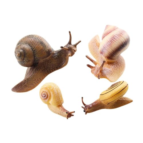 HONMEET 4 Stück Teiliges Schnecken spielzeugset Realistisch Simuliert Pädagogisches Tiermodell für Vielseitig als Gartendeko Kuchenfigur und Lernhilfe Wetterfest und Fantasieanregend HONMEET 4 Stück Teiliges Schnecken spielzeugset Realistisch Simuliert Pädagogisches Tiermodell für Vielseitig als Gartendeko Kuchenfigur und Lernhilfe Wetterfest und Fantasieanregend von HONMEET