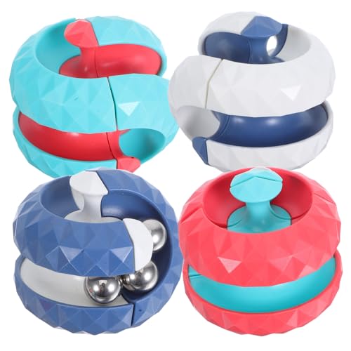 HONMEET 4 Stück Teiliges Stressabbau Kugel-Puzzle mit Rollenden Perlen Tragbares Decompression Toy für Erwachsene Beruhigendes Sensorikspielzeug für Büro Reisen und Zuhause HONMEET 4 Stück Teiliges Stressabbau Kugel-Puzzle mit Rollenden Perlen Tragbares Decompression Toy für Erwachsene Beruhigendes Sensorikspielzeug für Büro Reisen und Zuhause von HONMEET