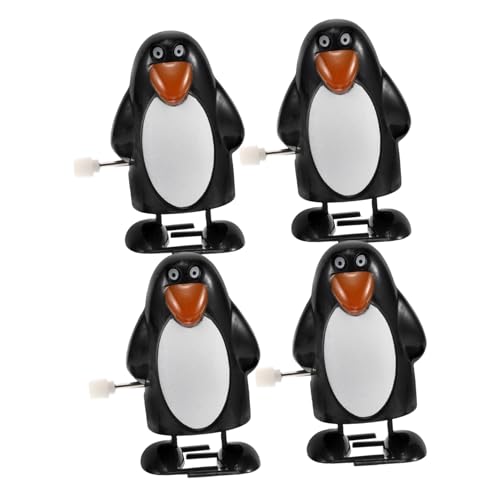 HONMEET 4 Stück Weihnachts Aufziehspielzeug Pinguin Mini Windup zum Laufen Springen Schnelle Mechanische Figuren für Weihnachtsstrumpf Füller und Partygeschenke HONMEET 4 Stück Weihnachts Aufziehspielzeug Pinguin Mini Windup zum Laufen Springen Schnelle Mechanische Figuren für Weihnachtsstrumpf Füller und Partygeschenke von HONMEET