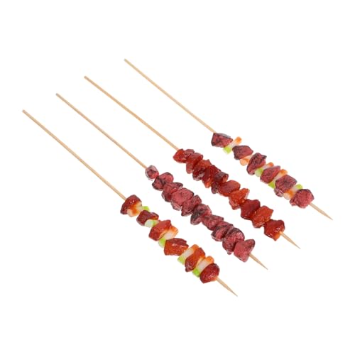 HONMEET 4er-Pack Realistische Grillspieße Rollenspiel-fleischmodelle Für Küchendekor Party-Requisiten HONMEET 4er-Pack Realistische Grillspieße Rollenspiel-fleischmodelle Für Küchendekor Party-Requisiten von HONMEET