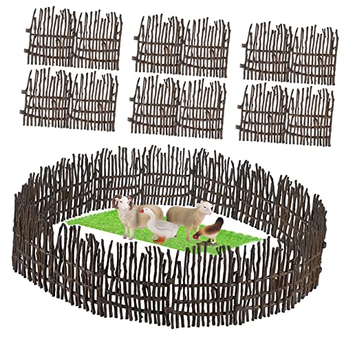 HONMEET 40 Pcs Realistische Spielzeugzäune Große Korralzähne -Accessoires Farm Zaun Spielzeug Für Scheunen Pferdestallpferde Figuren HONMEET 40 Pcs Realistische Spielzeugzäune Große Korralzähne -Accessoires Farm Zaun Spielzeug Für Scheunen Pferdestallpferde Figuren von HONMEET