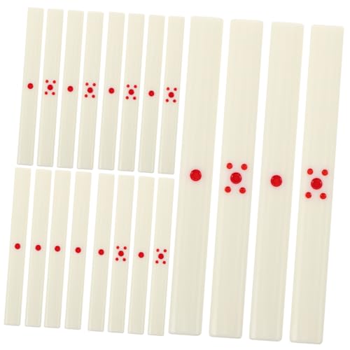 HONMEET 44 Stück Teiliges Mahjong Zähl Wertungsstäbe Robustes Zubehör für Chinesische Brettspiele Kompatibel mit Verschiedenen Mahjong Tischen für Familienspiele und von HONMEET