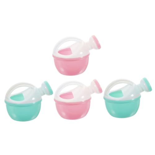 HONMEET 4Stücke Gießkanne Robuste Plastikwässerungsdosen für Strand und Badewasserspaß für Jungen und Farbenfrohes Design Sicher und Langlebig von HONMEET