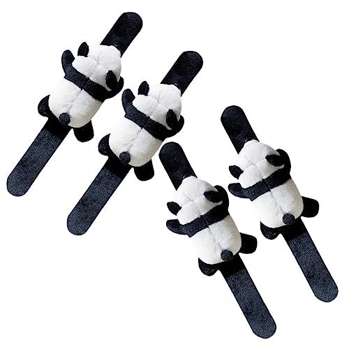 HONMEET Panda-puppen-armband Klatschband Mit Plüschem Armbänder Für Kinder Partygeschenke Osterkörbchenfüller Druckknopf Stoffmaterial Tiermotiv HONMEET Panda-puppen-armband Klatschband Mit Plüschem Armbänder Für Kinder Partygeschenke Osterkörbchenfüller Druckknopf Stoffmaterial Tiermotiv von HONMEET