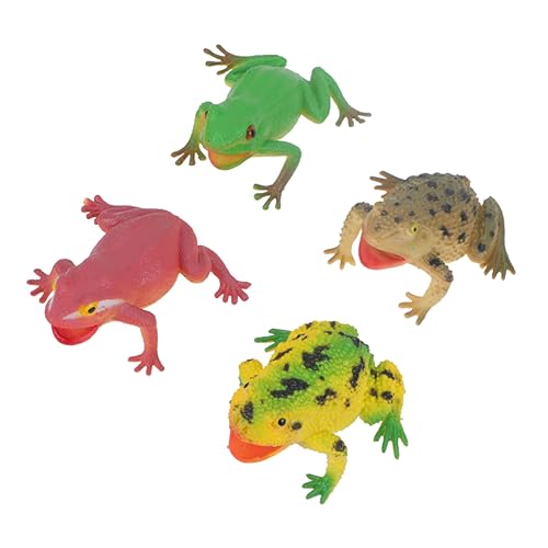 HONMEET 4Stücke Simulierte Froschspielzeuge mit Geräuschfunktion Spaßige Streichspielzeuge aus Sicherem Kunststoff für Erwachsene für Partys und Stressabbau HONMEET 4Stücke Simulierte Froschspielzeuge mit Geräuschfunktion Spaßige Streichspielzeuge aus Sicherem Kunststoff für Erwachsene für Partys und Stressabbau von HONMEET