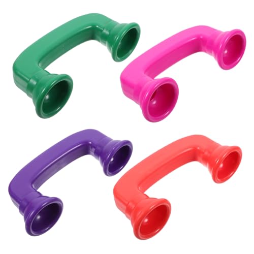 HONMEET 4Stücke Teiliges Flüstertelefon für Kleinkinder Hörspielzeug zur Sprachförderung und Kognitives Lernspielzeug mit Akustischem Feedback Sicheres HONMEET 4Stücke Teiliges Flüstertelefon für Kleinkinder Hörspielzeug zur Sprachförderung und Kognitives Lernspielzeug mit Akustischem Feedback Sicheres von HONMEET