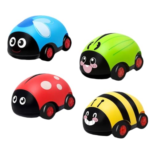 HONMEET 4Stücke Teiliges Trägheitsautospielzeug Insektenfahrzeuge für Batterien Robust und Langlebig für Entwicklung Motorischer Fähigkeiten und Interaktives HONMEET 4Stücke Teiliges Trägheitsautospielzeug Insektenfahrzeuge für Batterien Robust und Langlebig für Entwicklung Motorischer Fähigkeiten und Interaktives von HONMEET