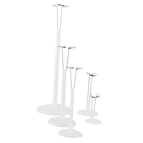 HONMEET 5 Stück Teiliges Weiß Höhenverstellbar Stabil Einfach Montage für Puppen Display Dekoration Organizer HONMEET 5 Stück Teiliges Weiß Höhenverstellbar Stabil Einfach Montage für Puppen Display Dekoration Organizer von HONMEET