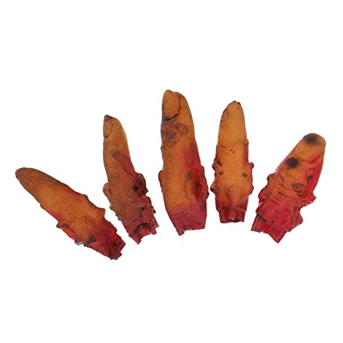 HONMEET Halloween Party Finger 5 Stücke Scary Finger Requisiten Scary Gebrochen Finger Horror Finger Spielzeug HONMEET Halloween Party Finger 5 Stücke Scary Finger Requisiten Scary Gebrochen Finger Horror Finger Spielzeug von HONMEET