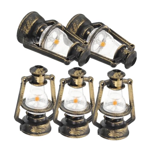HONMEET 5 Stücke Miniatur Kerosin Puppenhaus Lampe Winzige Retro Lampe Laterne Für Puppenhaus Zubehör Fotografie Requisiten Und DIY Landschaft HONMEET 5 Stücke Miniatur Kerosin Puppenhaus Lampe Winzige Retro Lampe Laterne Für Puppenhaus Zubehör Fotografie Requisiten Und DIY Landschaft von HONMEET