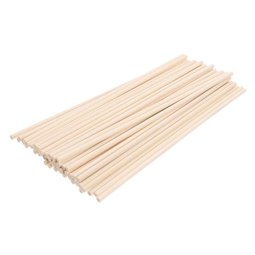 HONMEET 50 Stück Rhythmusstäbe Aus Holz Runde Musikinstrumentenstäbe Ersatz-Drumsticks Für Den Musikunterricht Für Jungen Und Mädchen von HONMEET