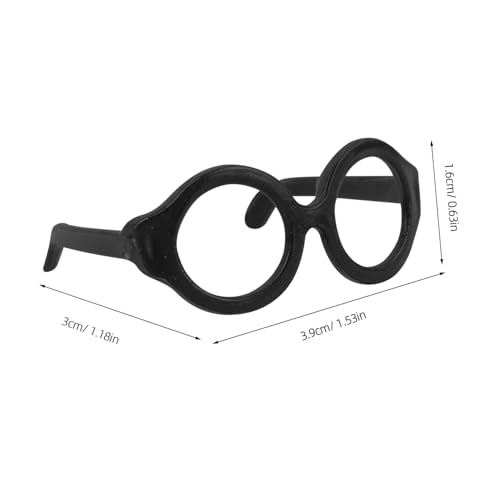 HONMEET 50 Stück Runde Puppenbrillen Zubehör Schwarz Lustige Brillendeko für Puppenkostüm DIY Puppenbrille Niedliche Puppenaccessoires zum Ankleiden und Dekorieren HONMEET 50 Stück Runde Puppenbrillen Zubehör Schwarz Lustige Brillendeko für Puppenkostüm DIY Puppenbrille Niedliche Puppenaccessoires zum Ankleiden und Dekorieren von HONMEET