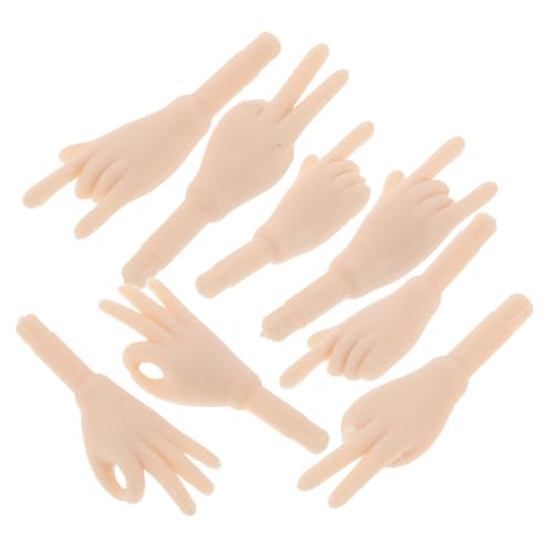 HONMEET 5Paare Bewegliche Puppenhände für Puppenherstellung Beige Kunststoff Handgesten Set DIY Zubehör für Puppenkonfigurationen Passend für Puppen HONMEET 5Paare Bewegliche Puppenhände für Puppenherstellung Beige Kunststoff Handgesten Set DIY Zubehör für Puppenkonfigurationen Passend für Puppen von HONMEET