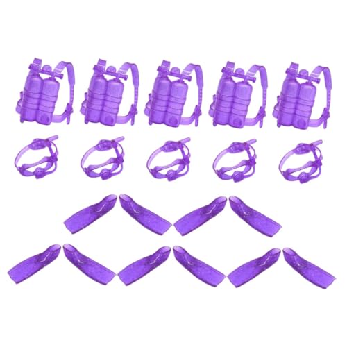 HONMEET 5Sätze Teiliges Puppen Tauchset Mit Sauerstoffflasche Und Taucherbrille Hochwertiges Puppen Verkleidungszubehör Für Fantasievolles Für Puppenliebhaber Und Sammler HONMEET 5Sätze Teiliges Puppen Tauchset Mit Sauerstoffflasche Und Taucherbrille Hochwertiges Puppen Verkleidungszubehör Für Fantasievolles Für Puppenliebhaber Und Sammler von HONMEET
