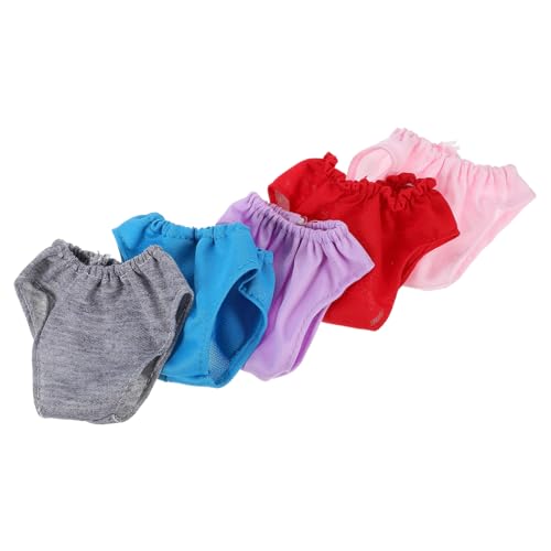 HONMEET 5Stücke Puppenunterwäsche für Puppen Elastisches Design Waschbar und Wiederverwendbar für Kreatives und Puppenaccessoires HONMEET 5Stücke Puppenunterwäsche für Puppen Elastisches Design Waschbar und Wiederverwendbar für Kreatives und Puppenaccessoires von HONMEET