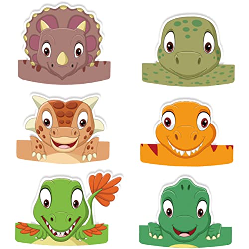 HONMEET Party- für Kinder 6er-pack Dinosaurier-geburtstags-papierhüte Lustige Stilvolle Party-kopfbedeckungen HONMEET Party- für Kinder 6er-pack Dinosaurier-geburtstags-papierhüte Lustige Stilvolle Party-kopfbedeckungen von HONMEET