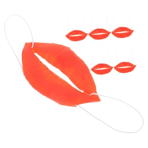 HONMEET 6 Stück Teiliges Große Wurst Mund Cosplay Requisiten aus Robustem Kunststoff Rote Dicke Lippen für April Spaß Party Karneval Maskerade Zubehör HONMEET 6 Stück Teiliges Große Wurst Mund Cosplay Requisiten aus Robustem Kunststoff Rote Dicke Lippen für April Spaß Party Karneval Maskerade Zubehör von HONMEET