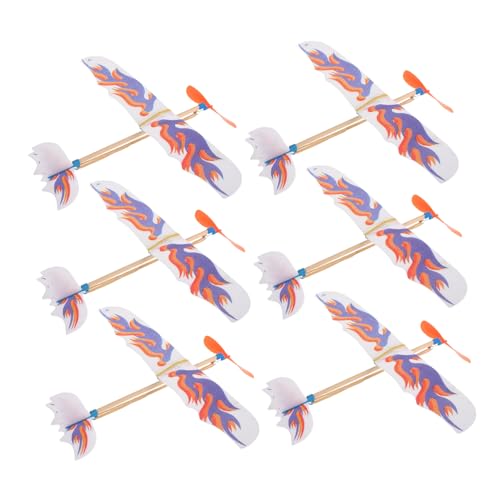 HONMEET 6 Stück Teiliges Gummiband Flugzeug Modell DIY Kleine Segelflugzeuge Leichtes Bastelspielzeug für Sicherer Zusammenbau für Outdoor rennen und Familienaktivitäten HONMEET 6 Stück Teiliges Gummiband Flugzeug Modell DIY Kleine Segelflugzeuge Leichtes Bastelspielzeug für Sicherer Zusammenbau für Outdoor rennen und Familienaktivitäten von HONMEET