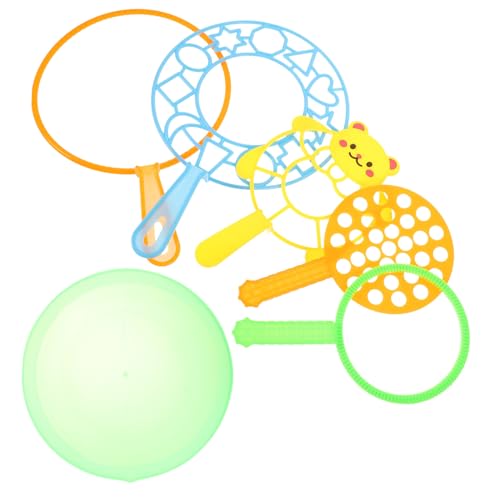 HONMEET 6 Stück Teiliges Handgriff Lustige Bunte Bubble Sticks für Sicherer Kunststoff für Outdoor Indoor-spaß Party-deko und Sommerspiele Zufällige Farbe von HONMEET