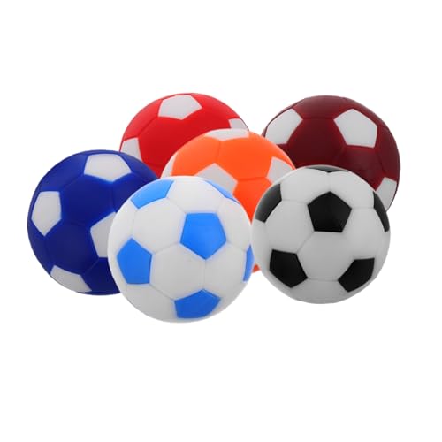 HONMEET 6 Stück Teiliges Tischfußballbälle Bunte Robuste HIPS Ersatzbälle für Tischkicker Fußballspiel Zubehör Geschicklichkeit und Koordination HONMEET 6 Stück Teiliges Tischfußballbälle Bunte Robuste HIPS Ersatzbälle für Tischkicker Fußballspiel Zubehör Geschicklichkeit und Koordination von HONMEET