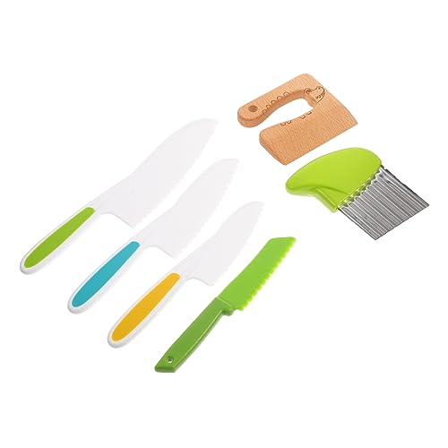 HONMEET Kinderküchenmesserset Kinder- 6 Teiliges Set Aus Holzspielzeug Für Simulierte Küchengeräte Kindermesser Und Schneidewerkzeuge Für Sicheres Schneiden Von Obst Und Gemü Ideal Für Kleinkinder Und HONMEET Kinderküchenmesserset Kinder- 6 Teiliges Set Aus Holzspielzeug Für Simulierte Küchengeräte Kindermesser Und Schneidewerkzeuge Für Sicheres Schneiden Von Obst Und Gemü Ideal Für Kleinkinder Und von HONMEET