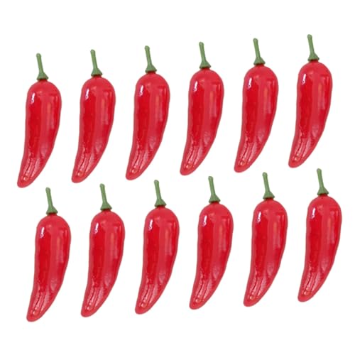 HONMEET 60 Stück Mini-künstliche Paprika, Simulation Chili-Paprika, Gefälschtes Gemüsemodell, Foto-Requisiten HONMEET 60 Stück Mini-künstliche Paprika, Simulation Chili-Paprika, Gefälschtes Gemüsemodell, Foto-Requisiten von HONMEET