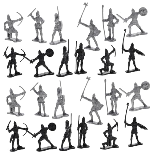 HONMEET 60 Stück Teiliges Antiker Soldatenmodelle aus Kunststoff Detailgetreue Mittelalterliche Reiter und Römische Ritter Figuren Robuste Soldaten für Sammler und Geschichtsliebhaber HONMEET 60 Stück Teiliges Antiker Soldatenmodelle aus Kunststoff Detailgetreue Mittelalterliche Reiter und Römische Ritter Figuren Robuste Soldaten für Sammler und Geschichtsliebhaber von HONMEET
