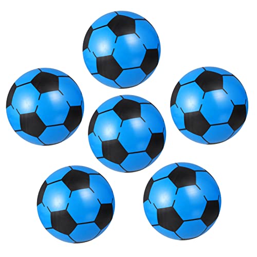 HONMEET 6Stücke Aufblasbare Fußballspielzeuge für Buntes Fußballspielzeug für Drinnen und Draußen Fördert die Farbkognition und Eltern Junge Mädchen Interaktion von HONMEET